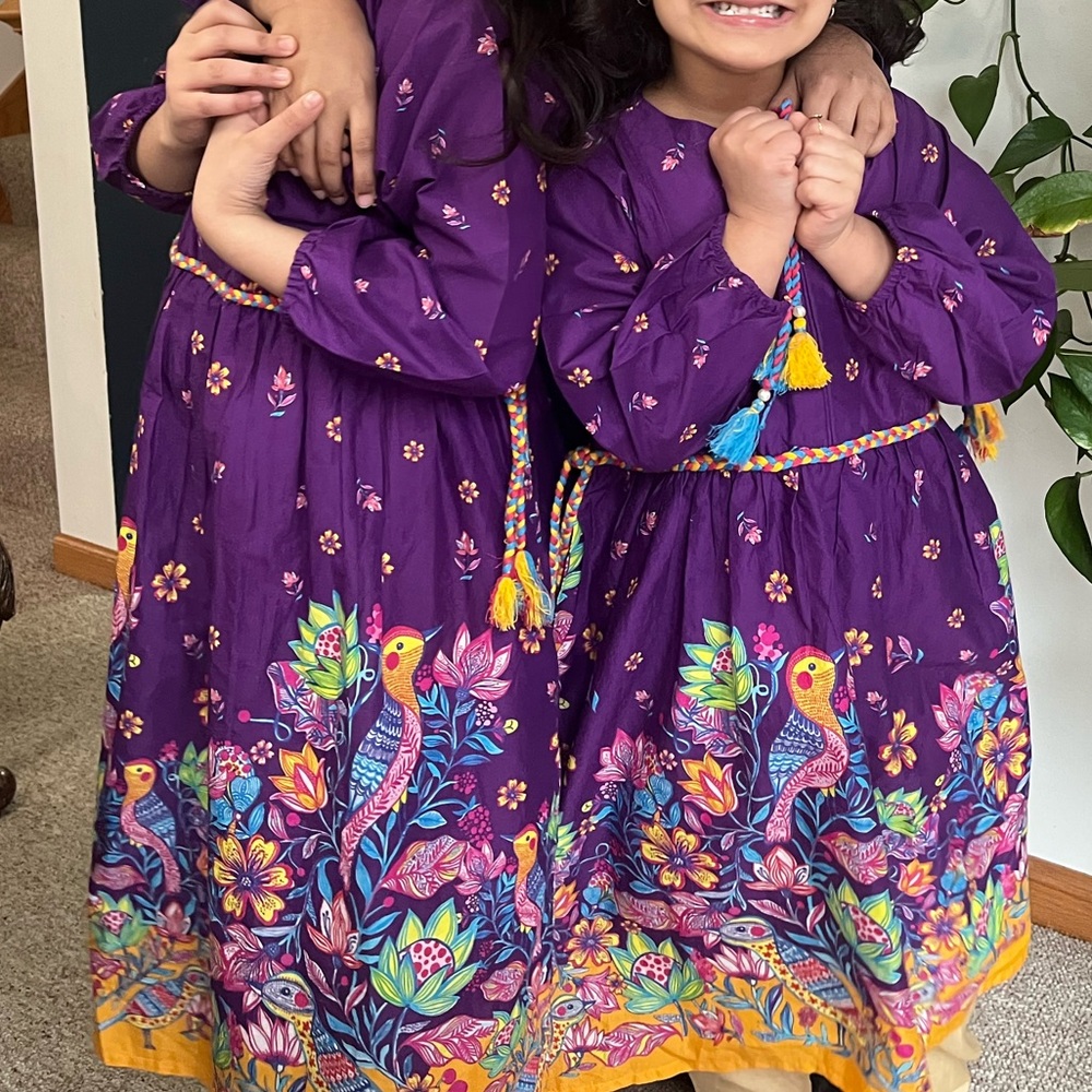 Minnie Minors 4-5 years girls kurti Eid Pakistani Ramadan